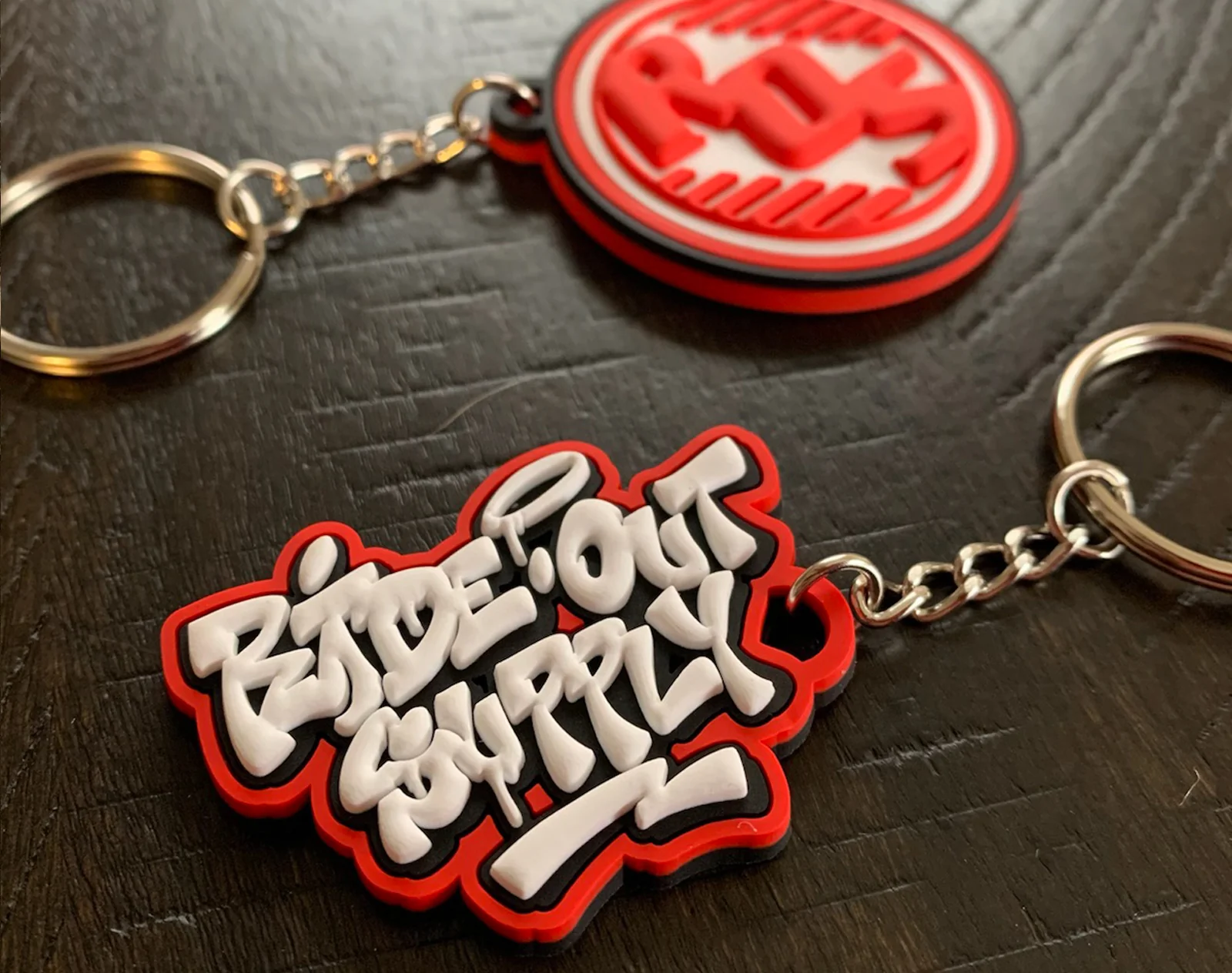 ROS Authentic Logo Keychain - Image 3